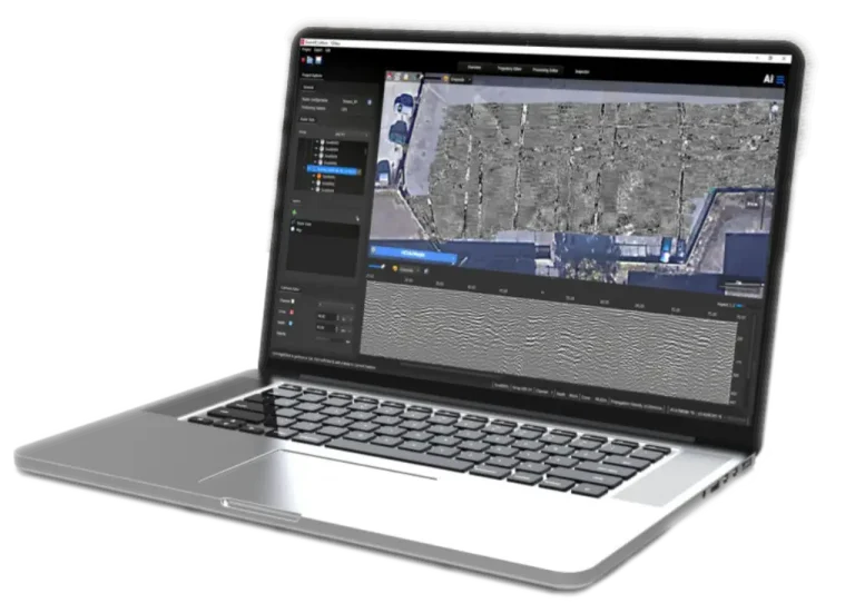 Logiciel IQ Maps, traitement des données géoradar