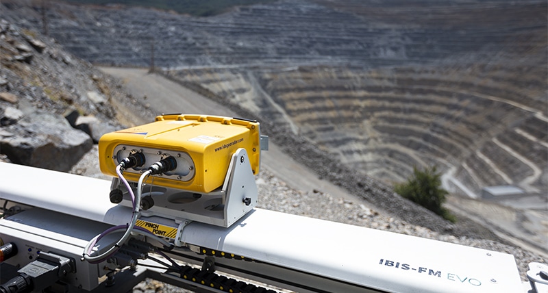 Monitoring mines et carriere, radar IBIS FM