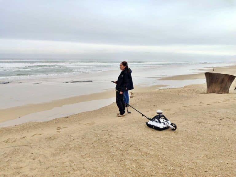 Auscultation du littoral par méthode géoradar