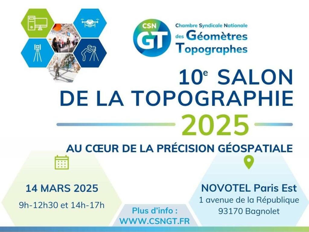 Présentation salon de la topographie 2025